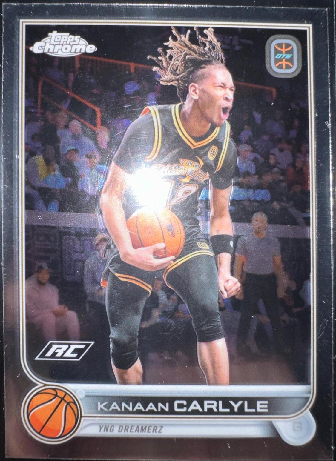 Kanaan Carlyle #95 Basketball Cards 2022 Topps Chrome OTE Overtime Elite