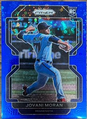 Jovani Moran [Blue Donut Circles Prizm] #24