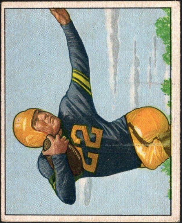 Jerry Nuzum #20 Football Cards 1950 Bowman