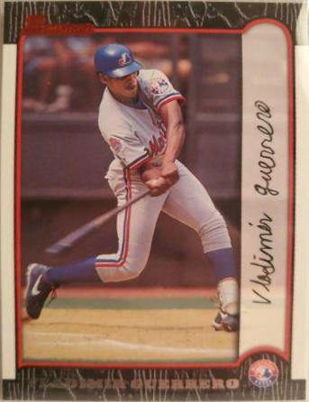 Vladimir Guerrero #7 Baseball Cards 1999 Bowman
