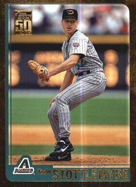 Todd Stottlemyre #21 Baseball Cards 2001 Topps Gold