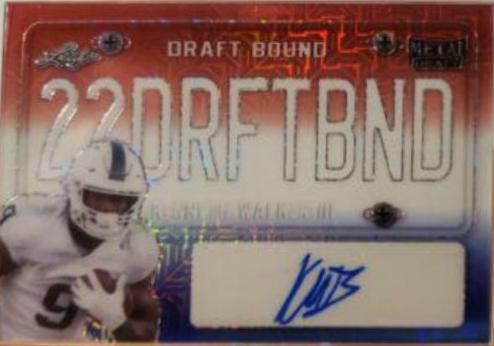 Kenneth Walker III [Red White Blue Prismatic] #BA-KW1