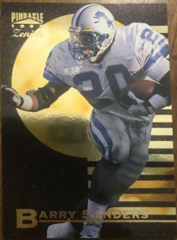Barry Sanders #12 Football Cards 1997 Zenith