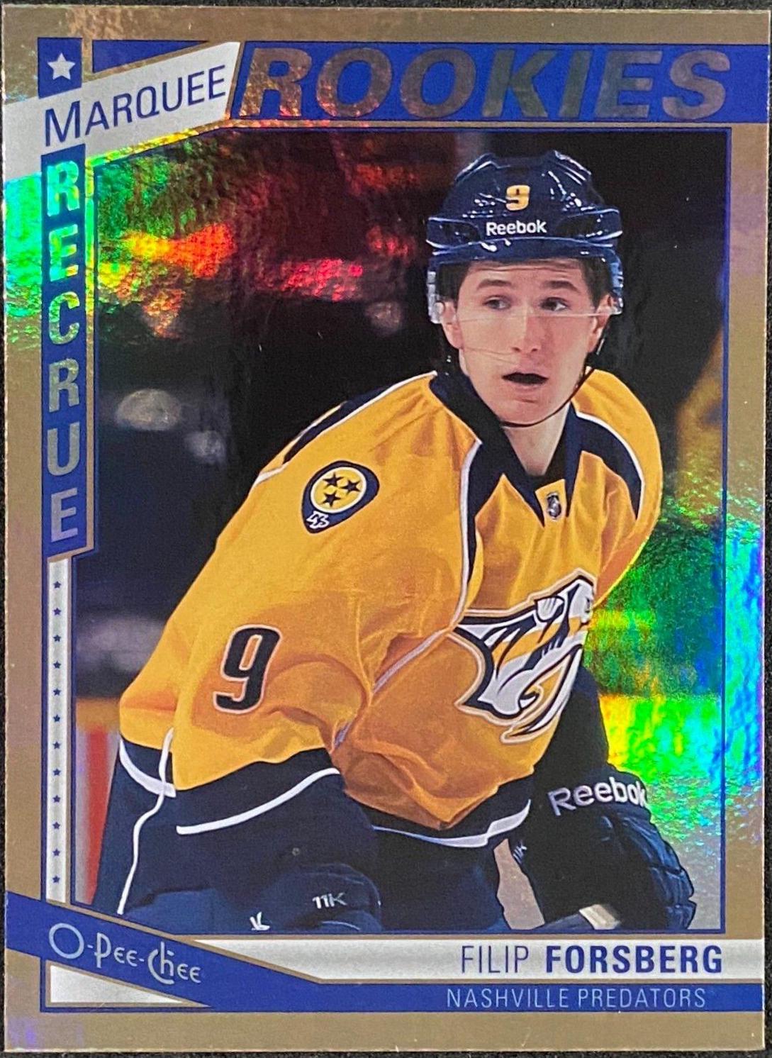 Filip Forsberg #525 Hockey Cards 2013 O-Pee-Chee Marquee Legends