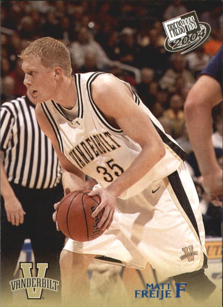 Matt Freije #12 2004 Press Pass Basketball
