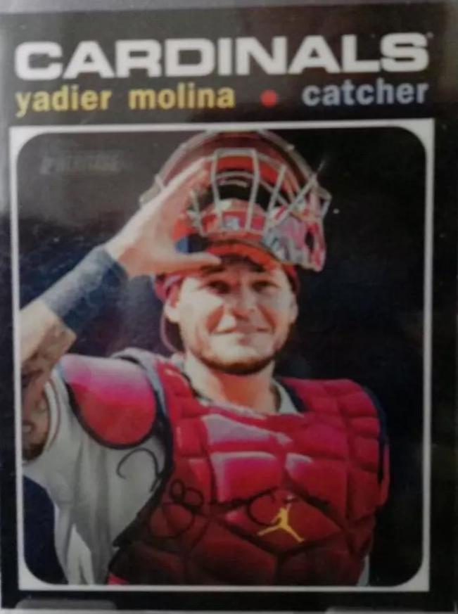 Yadier Molina #THC-400 Baseball Cards 2020 Topps Heritage Chrome Mega Box