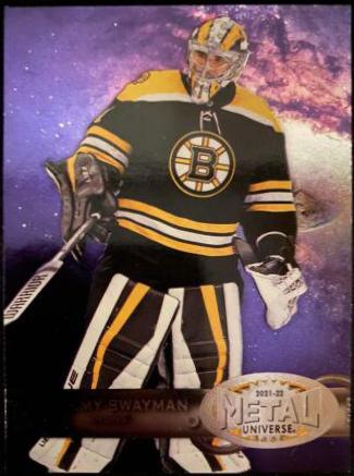 Jeremy Swayman #R-5 Hockey Cards 2021 Skybox Metal Universe 1997-98 Retro Rookies