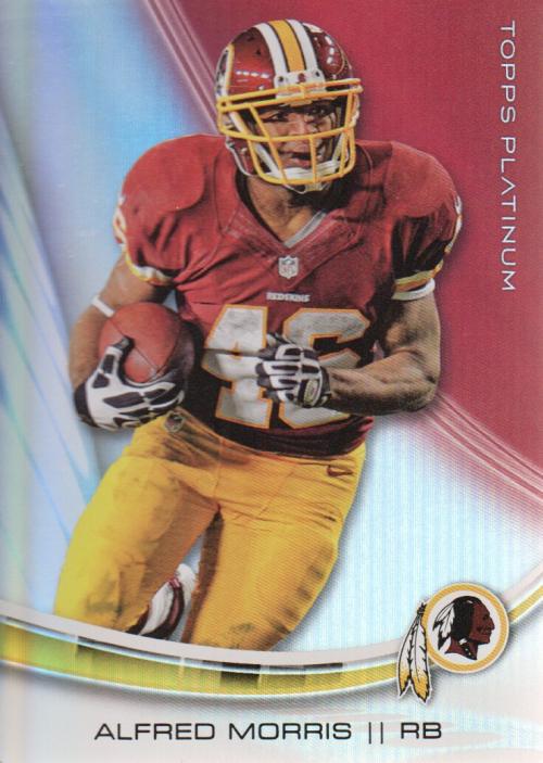 Alfred Morris #15 Football Cards 2013 Topps Platinum