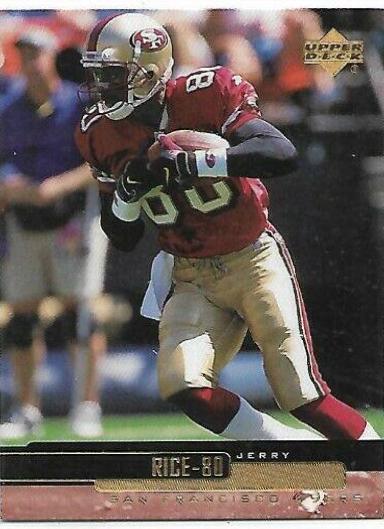 Jerry Rice #2 Football Cards 1999 Upper Deck Century Legends