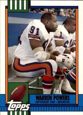 Warren Powers #101T Football Cards 1990 Topps Traded