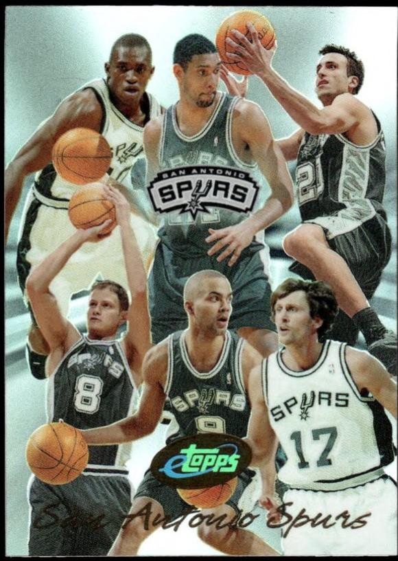 San Antonio Spurs #16 Basketball Cards 2004 eTopps