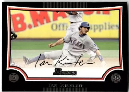 Ian Kinsler #15 Baseball Cards 2009 Bowman