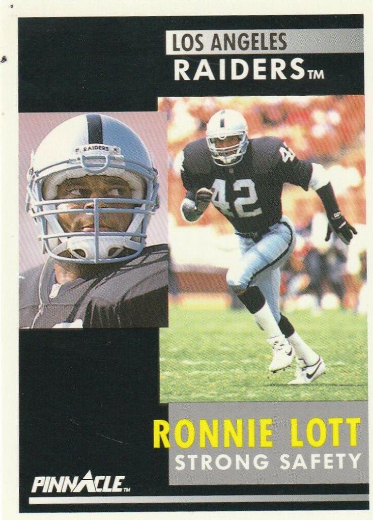 Ronnie Lott #13 Football Cards 1991 Pinnacle