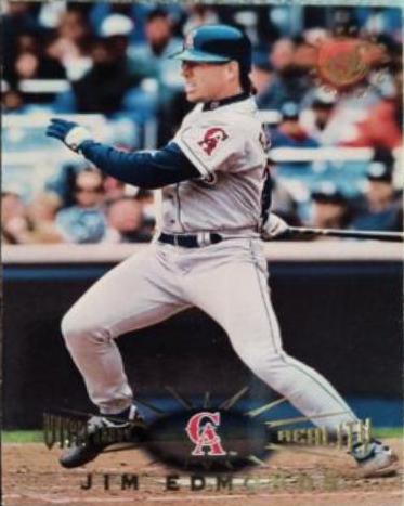 Jim Edmonds #29 Baseball Cards 1995 Stadium Club Virtual Reality