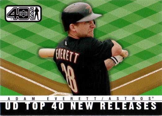 Adam Everett #1012 Baseball Cards 2002 Upper Deck 40 Man