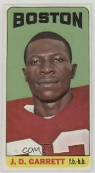 J.D. Garrett #9 Football Cards 1965 Topps