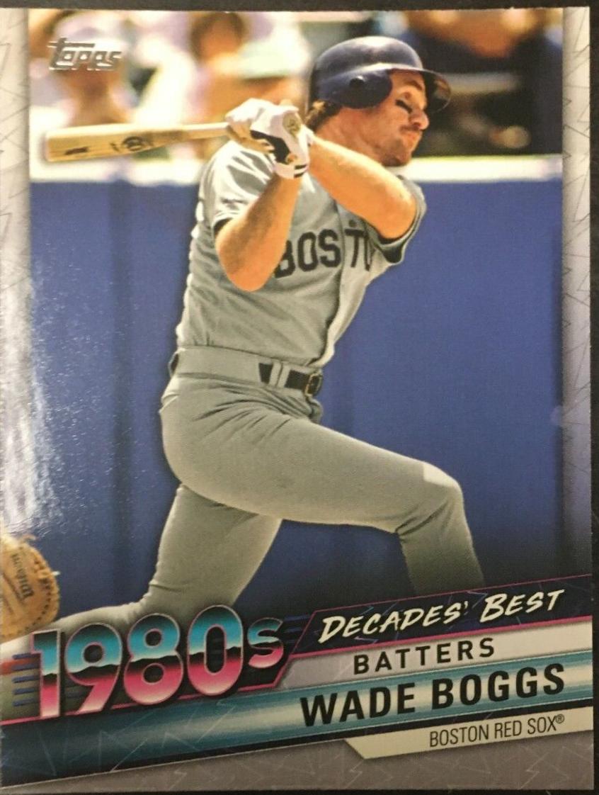 Wade Boggs #DB-41 Baseball Cards 2020 Topps Decades' Best