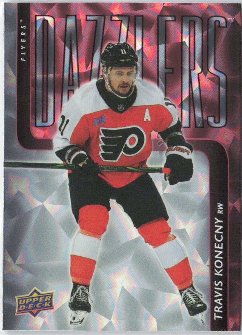 Travis Konecny #DZ-129 2025 Upper Deck Extended Series Dazzlers Hockey