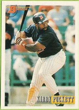 Kirby Puckett #325 1993 Bowman Baseball