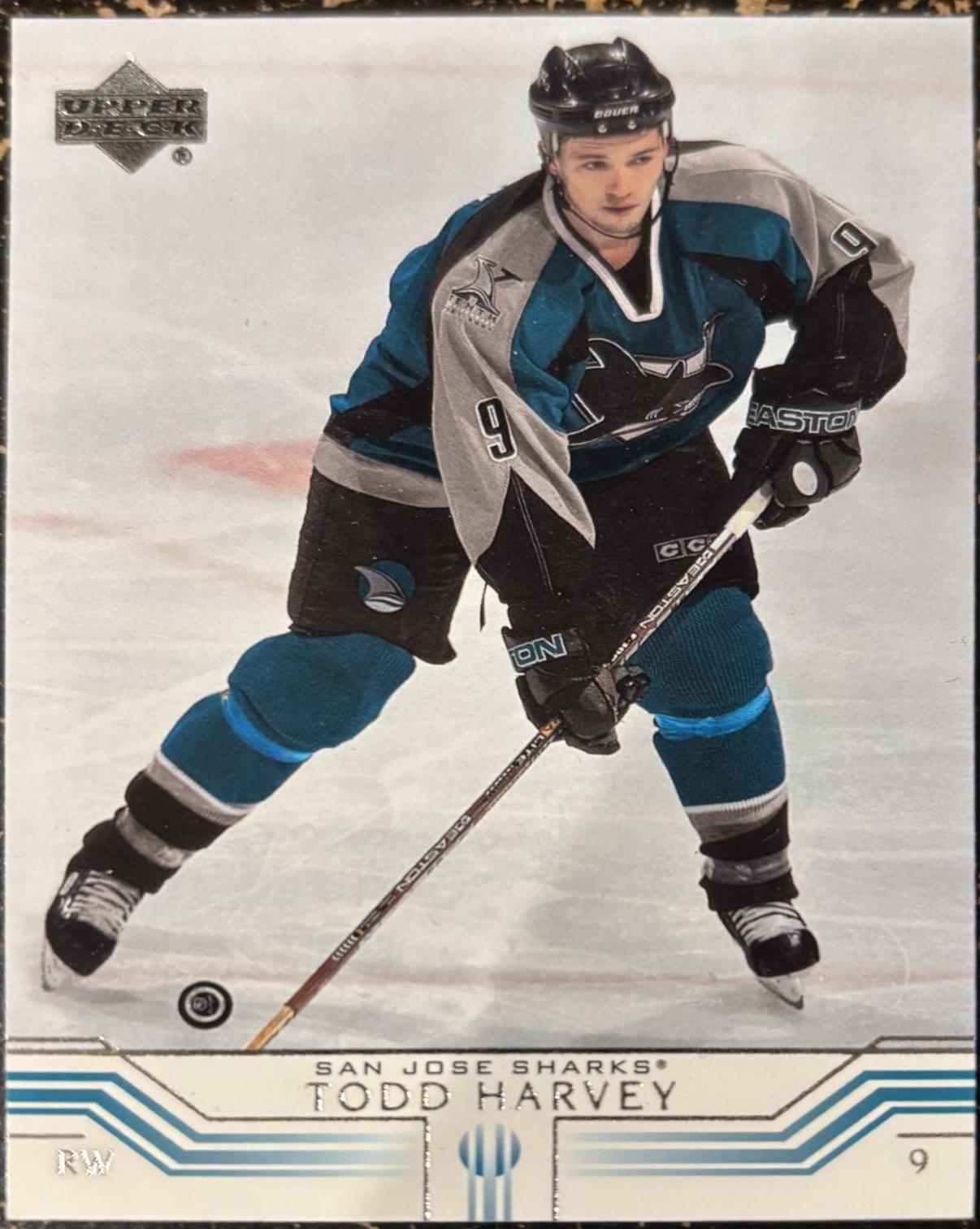 Todd Harvey #149 Hockey Cards 2001 Upper Deck