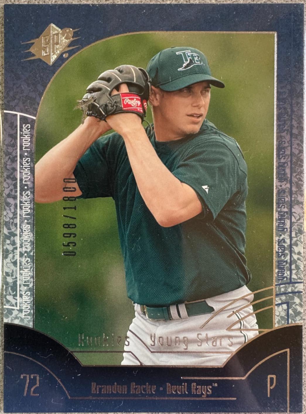 Brandon Backe #109 Baseball Cards 2002 Spx