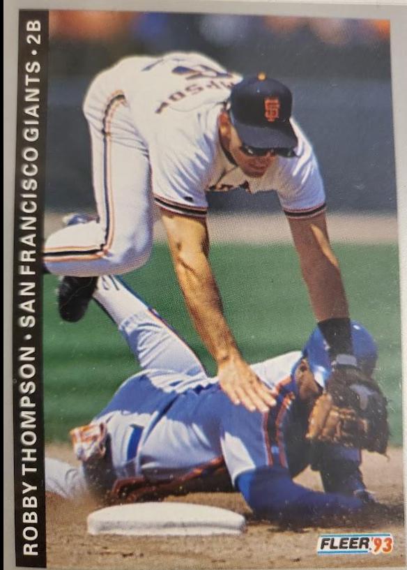 Robby Thompson #538 Baseball Cards 1993 Fleer