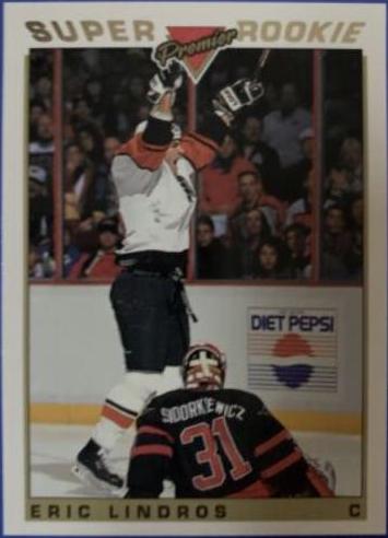 Eric Lindros #121 Hockey Cards 1993 O-Pee-Chee Premier