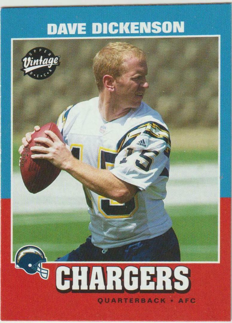 Dave Dickenson #250 Football Cards 2001 Upper Deck Vintage