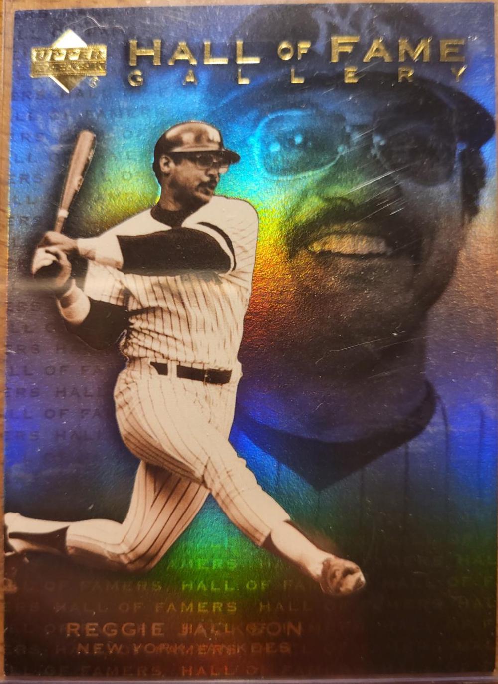 Reggie Jackson #G1 Baseball Cards 2001 Upper Deck Hall of Famers Gallery