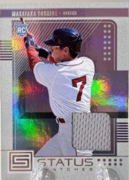 Masataka Yoshida #SS-MY Baseball Cards 2023 Panini Chronicles Status Swatches