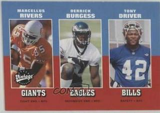 Marcellus Rivers, Derrick Burgess, Tony Driver