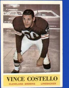 Vince Costello #32 Football Cards 1964 Philadelphia