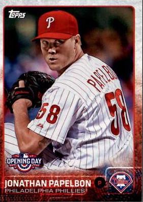 Jonathan Papelbon #95 2015 Topps Opening Day Baseball