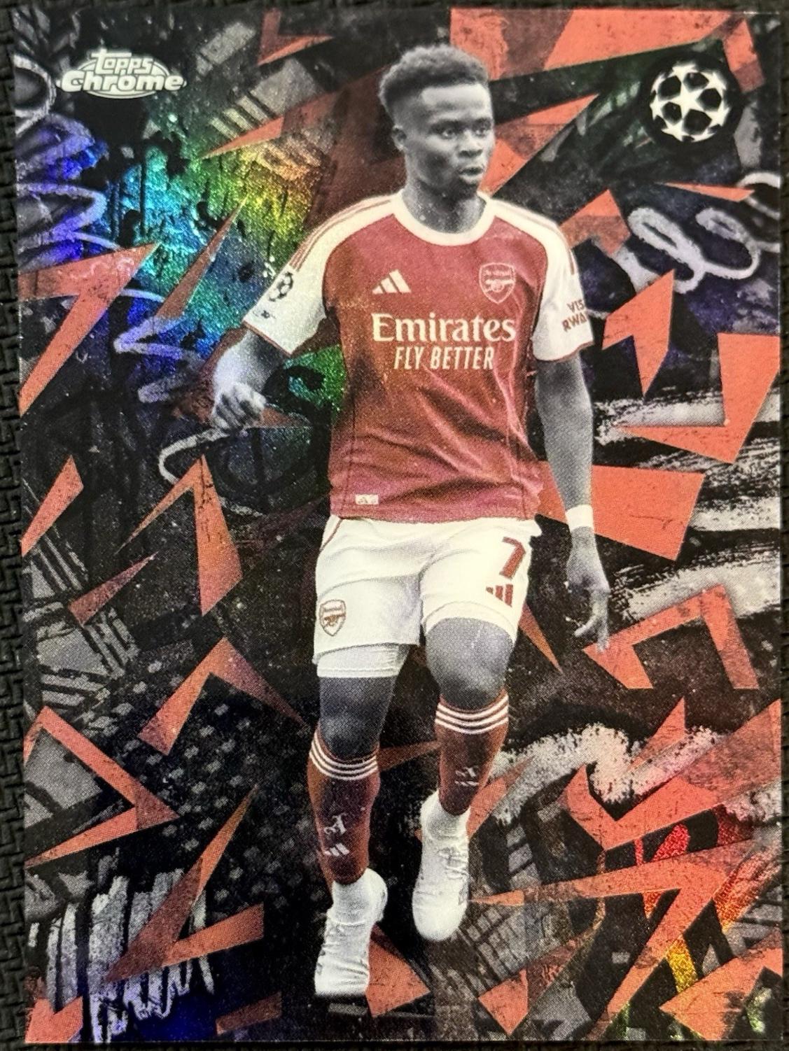 Bukayo Saka #MR-4 2025 Topps UEFA Murals