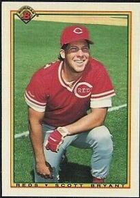 Scott Bryant #59 Baseball Cards 1990 Bowman Tiffany