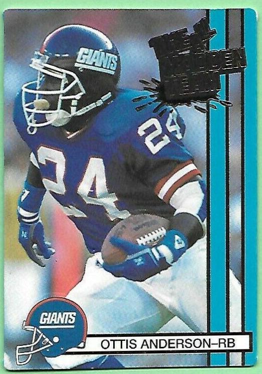 Ottis Anderson #6 Football Cards 1990 Action Packed All Madden