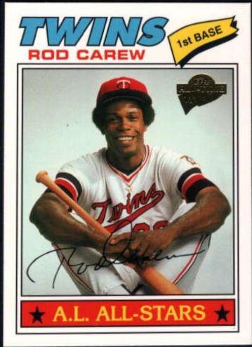 Rod Carew #7 Baseball Cards 2003 Topps All Time Fan Favorites