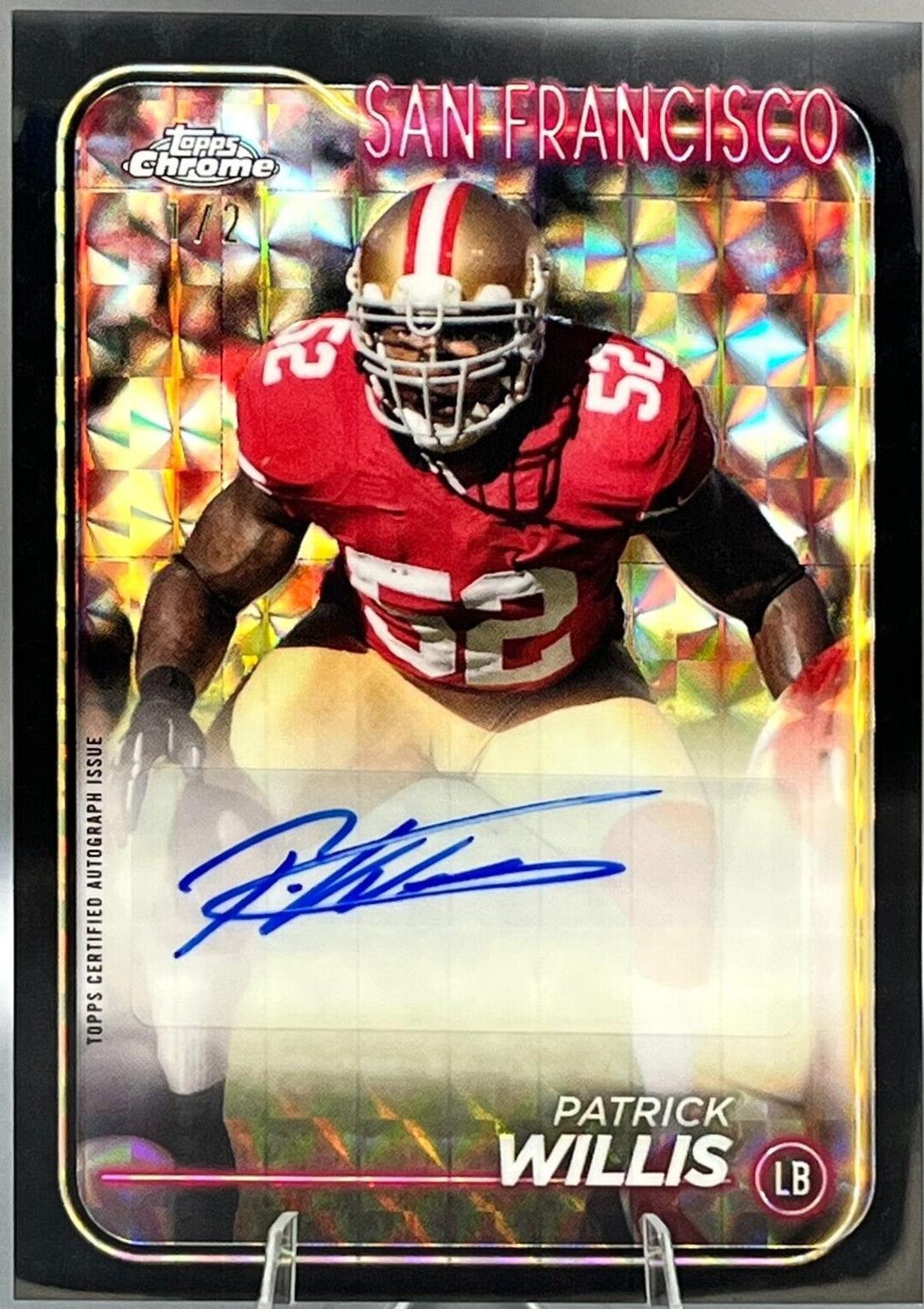 Patrick Willis #BA-PWI 2024 Topps Chrome Football Autographs
