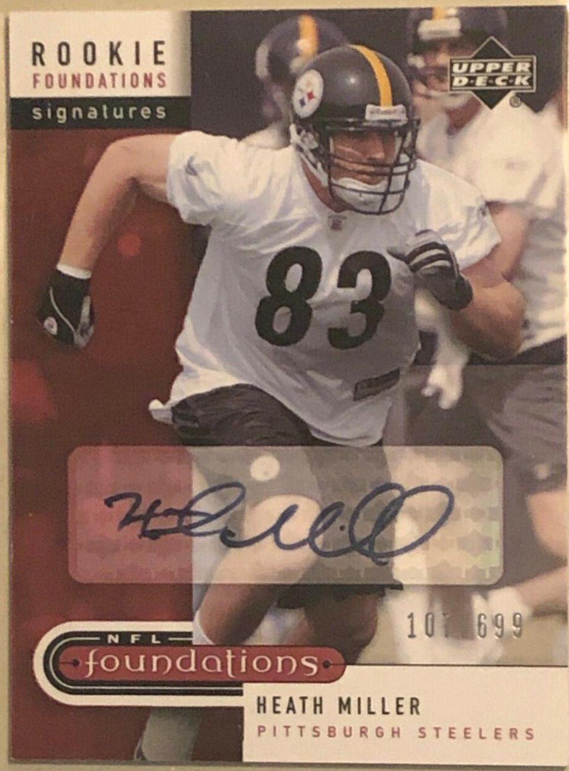 Heath Miller #243 2005 Upper Deck Foundations Football
