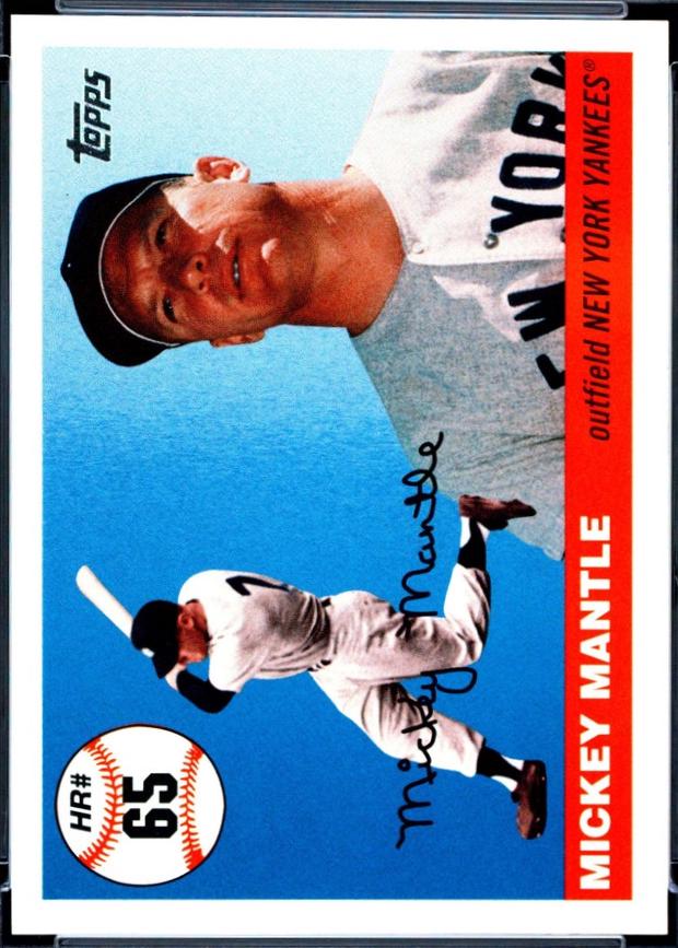 Mickey Mantle #65 2006 Topps Mantle Home Run History Baseball