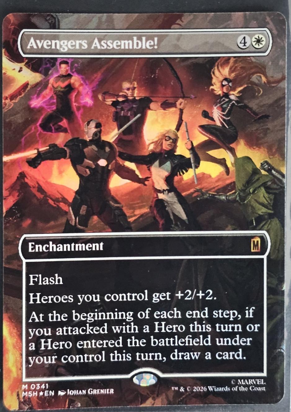 Avengers Assemble! [Borderless Foil] #341 Prices | Magic Marvel