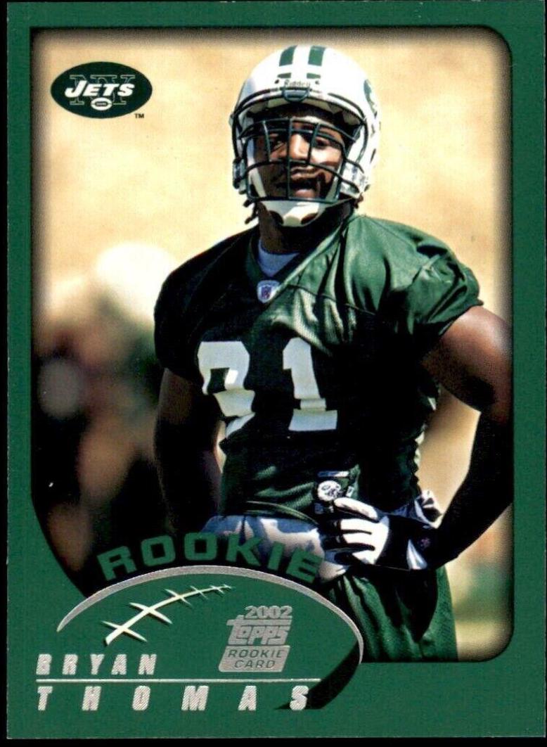 Bryan Thomas #365 Football Cards 2002 Topps