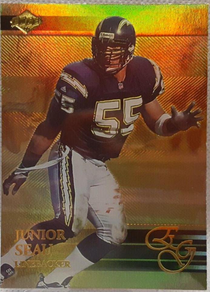 Junior Seau #42 Football Cards 2000 Collector's Edge Graded