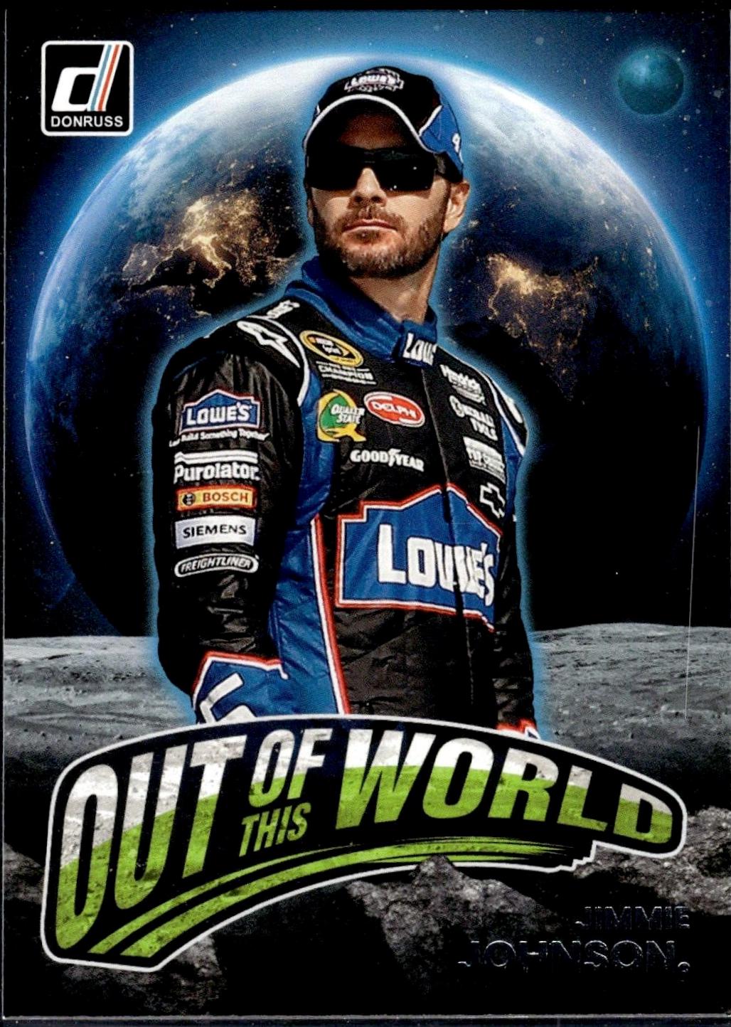 Jimmie Johnson #OW-JJ Racing Cards 2023 Panini Donruss NASCAR Out of this World