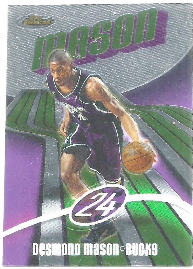 Desmond Mason #11 Basketball Cards 2004 Finest