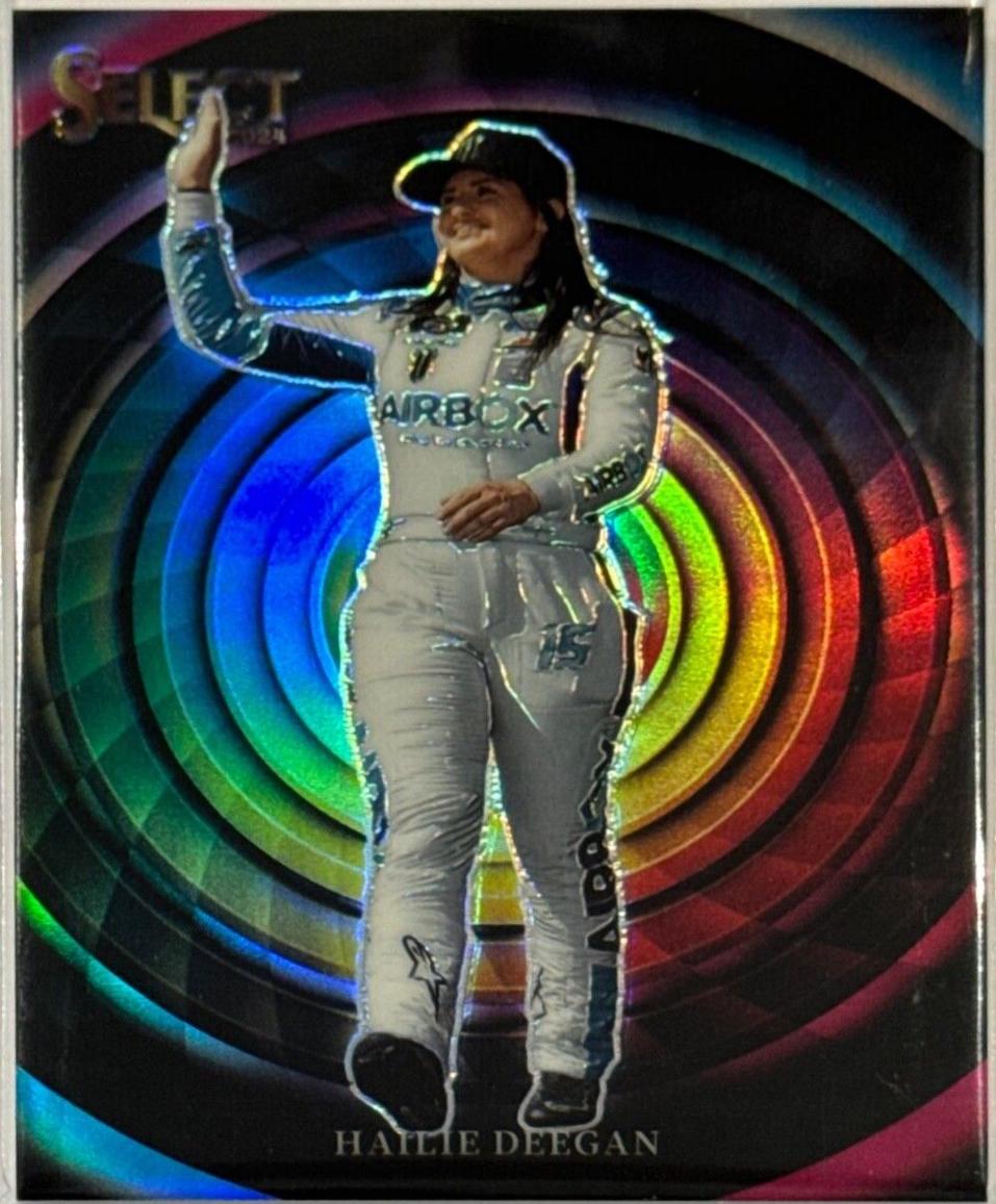 Hailie Deegan #12 Racing Cards 2024 Panini Select NASCAR Color Wheel