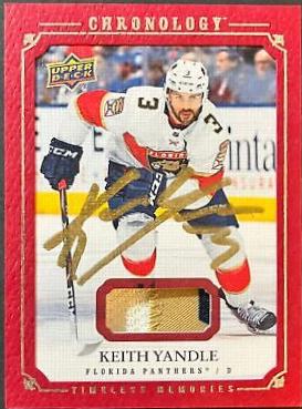 Keith Yandle C [Red Memorabilia] #CA-KY