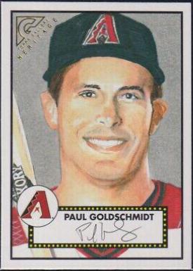 Paul Goldschmidt #H-17 Baseball Cards 2018 Topps Gallery Heritage