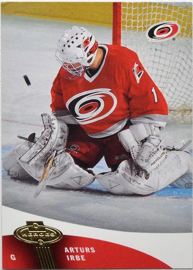 Arturs Irbe #21 Hockey Cards 2000 Upper Deck Heroes