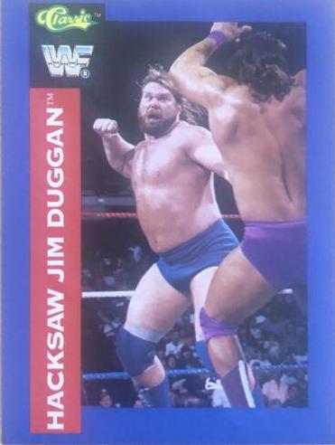 Hacksaw Jim Duggan #6 Wrestling Cards 1991 Classic WWF